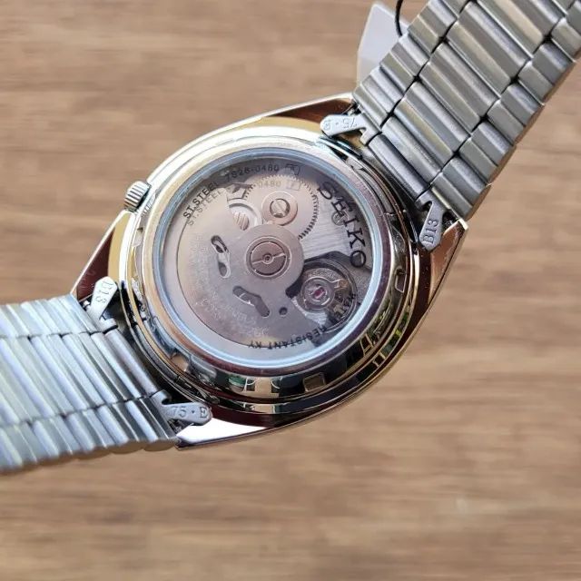 Relógio Masculino Seiko 5 Automatico Snxf05k Calendário Duplo - Foto 6