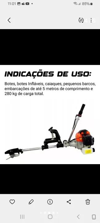 Motor de popa 3hp  900, - Foto 2