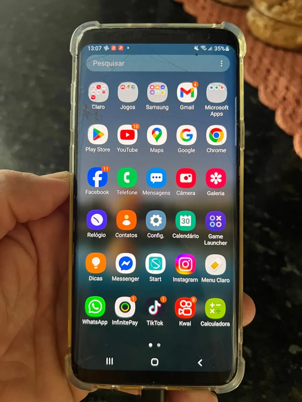 Samsung galaxy s9+ troco em Samsung note