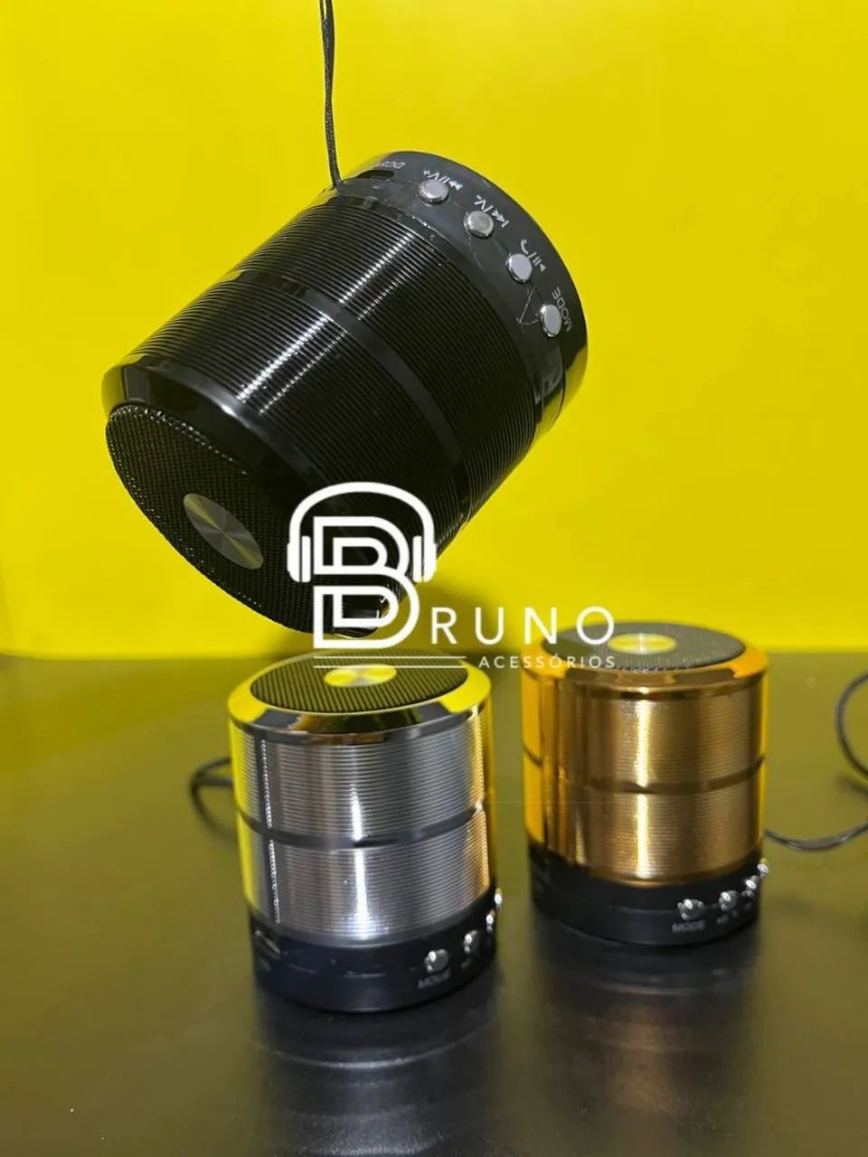 Caixa de Som Bluetooth Portátil - Diversas Cores