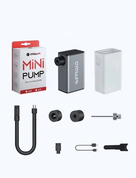 Bomba De Ar Portátil Elétrica Mini Pump 100psi Usb - Foto 6