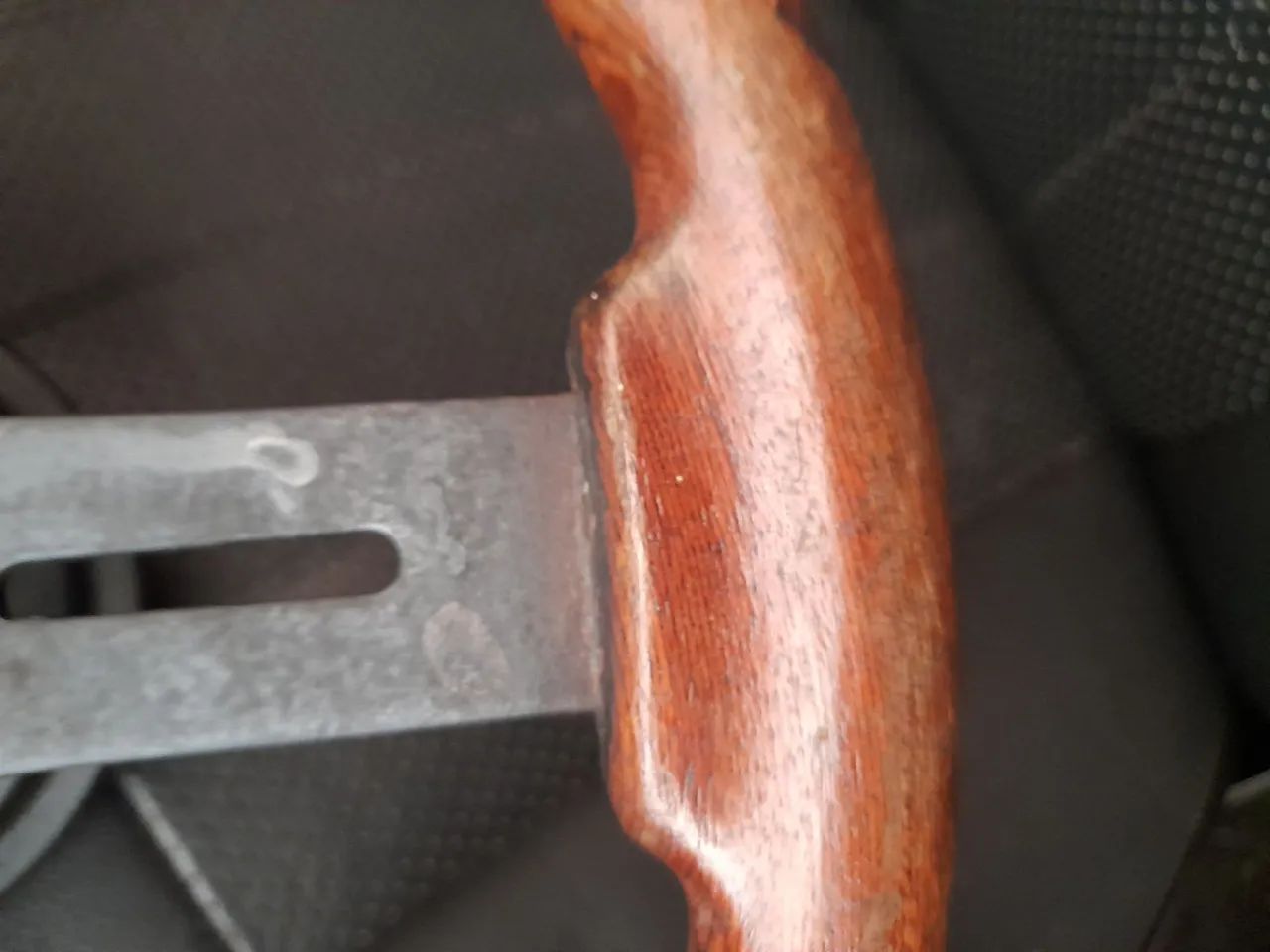 Volante em madeira antigo - Foto 4