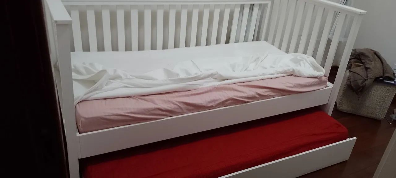 Bicama uma retrátil, dois colchões incluso  - Foto 2