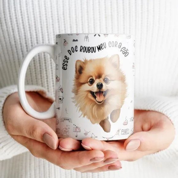 Caneca / xícara personalizada com foto do seu bichinho de estimação, seu pet  - Foto 5