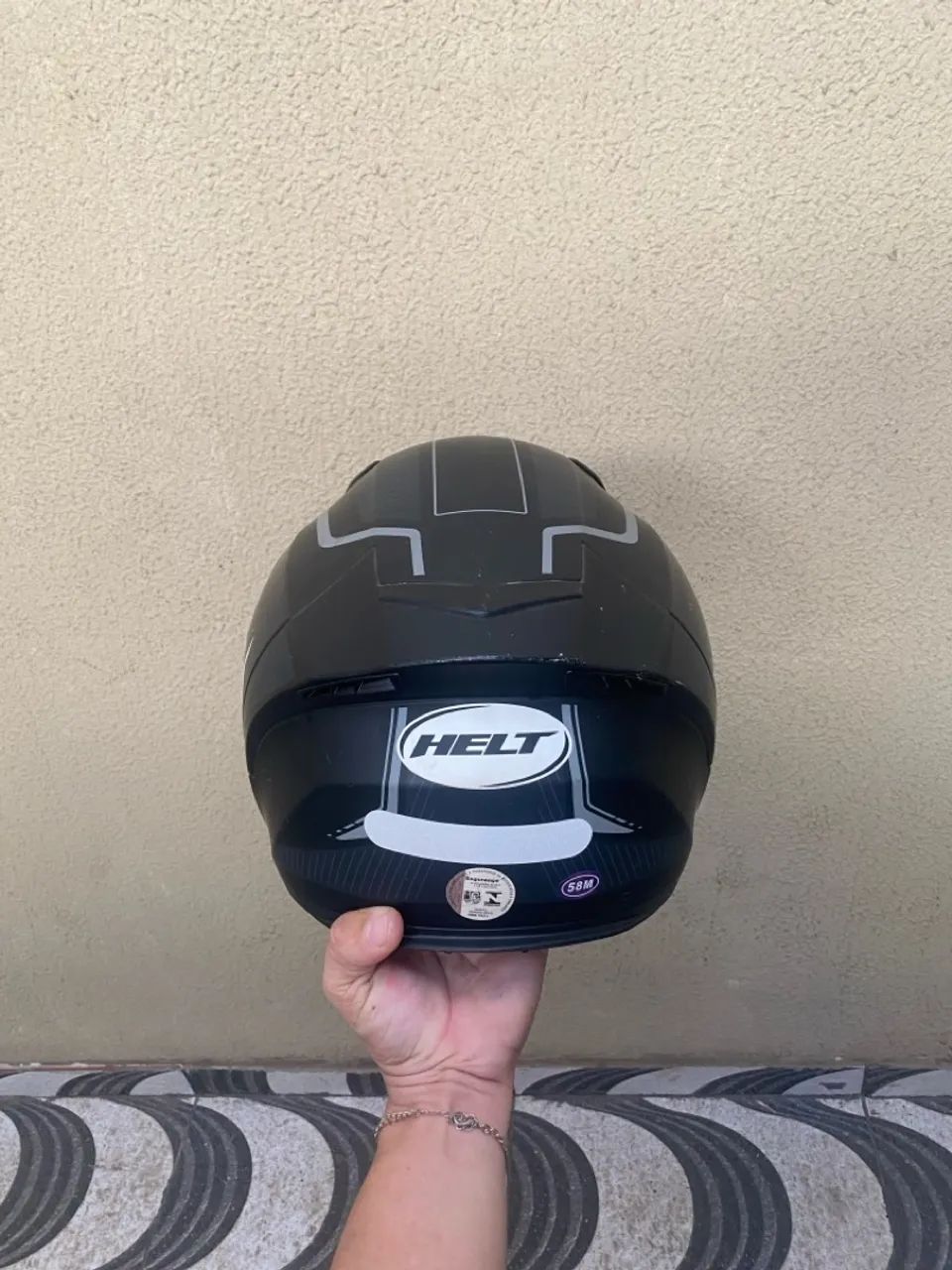 Capacete Helt Moto - Preto 58 - Foto 2