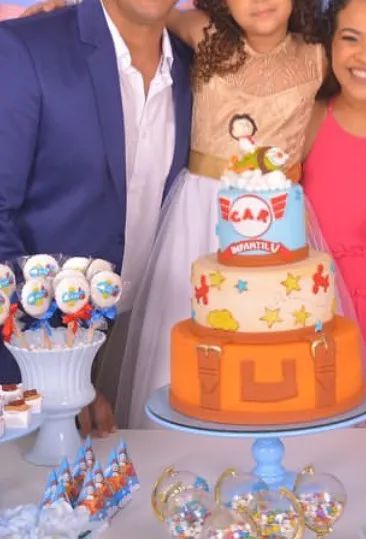 Vestido de Formatura ABC Infantil Dourado e Branco - Foto 2