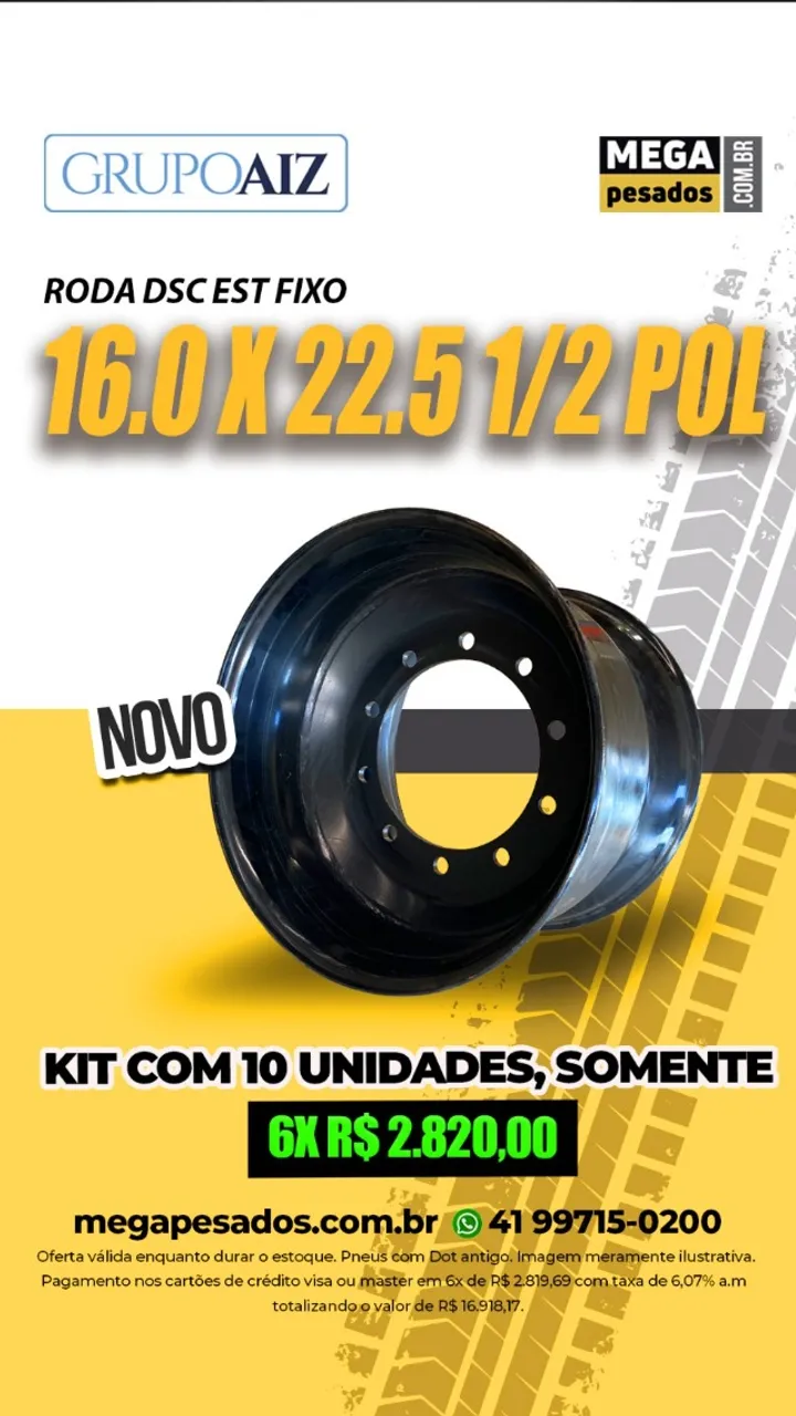 Roda DSC EST Fixo