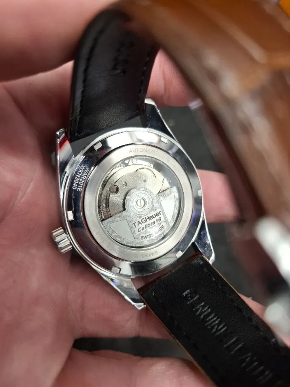 Relógio TAG HEUER CARRERA AUTOMÁTICO PULSEIRA DE COURO  - Foto 5