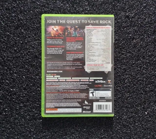 Guitar Hero: Warriors of Rock - Original e completo (riscado) - Xbox 360 - Foto 4