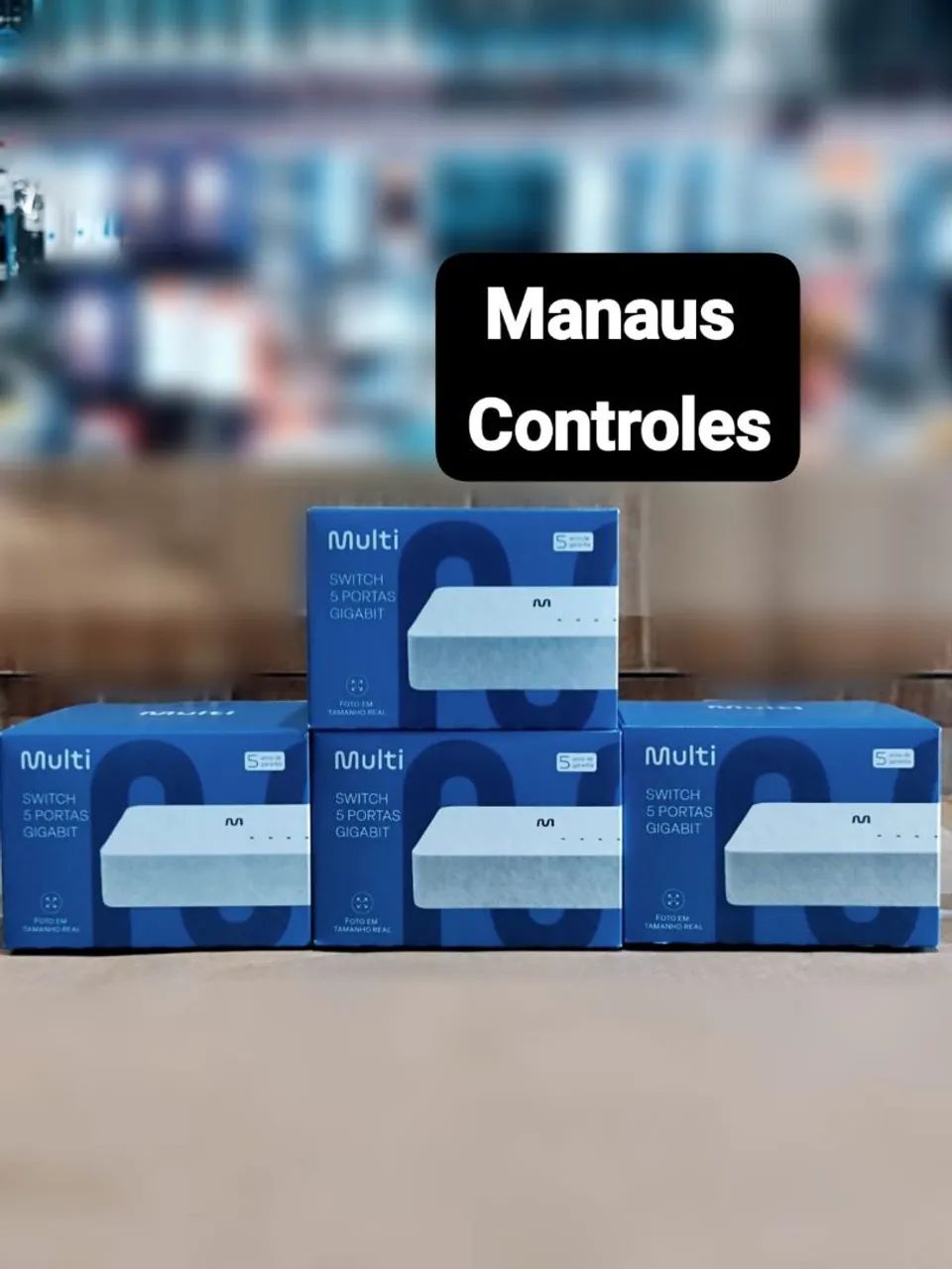 Switch 5 Portas Gigabit Multi