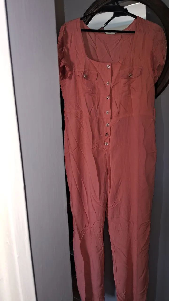 Macacão feminino viscose tm m 