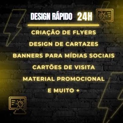 FAÇO SEU DESIGN EM ATÉ 24 HORAS! - Foto 3