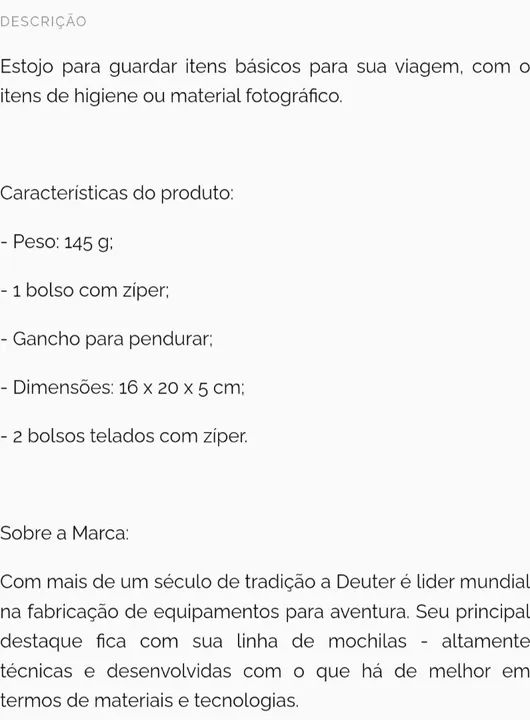 Bolsa Organizador Deuter  - Foto 3