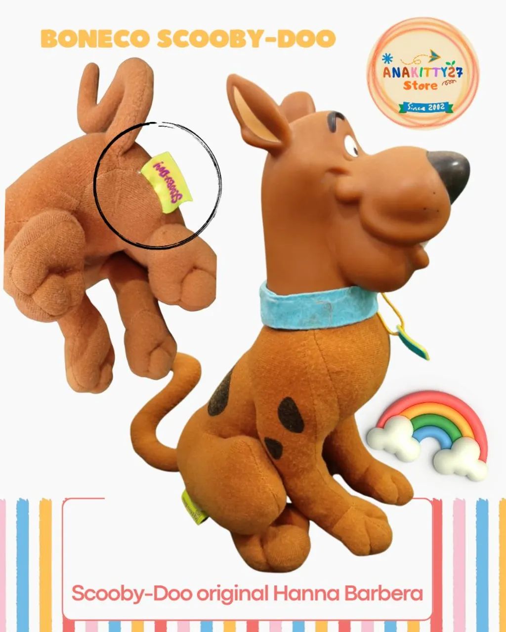 Bonecos Scooby-doo e Salsicha Original - Foto 5