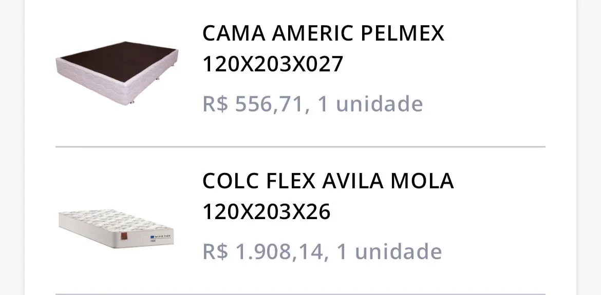 Cama Americ Pelmex e Colchão Flex Avila Mola