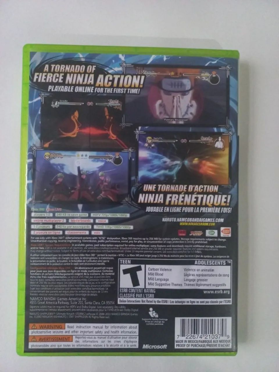 naruto ultimate ninja storm 2 - xbox360 - Foto 3