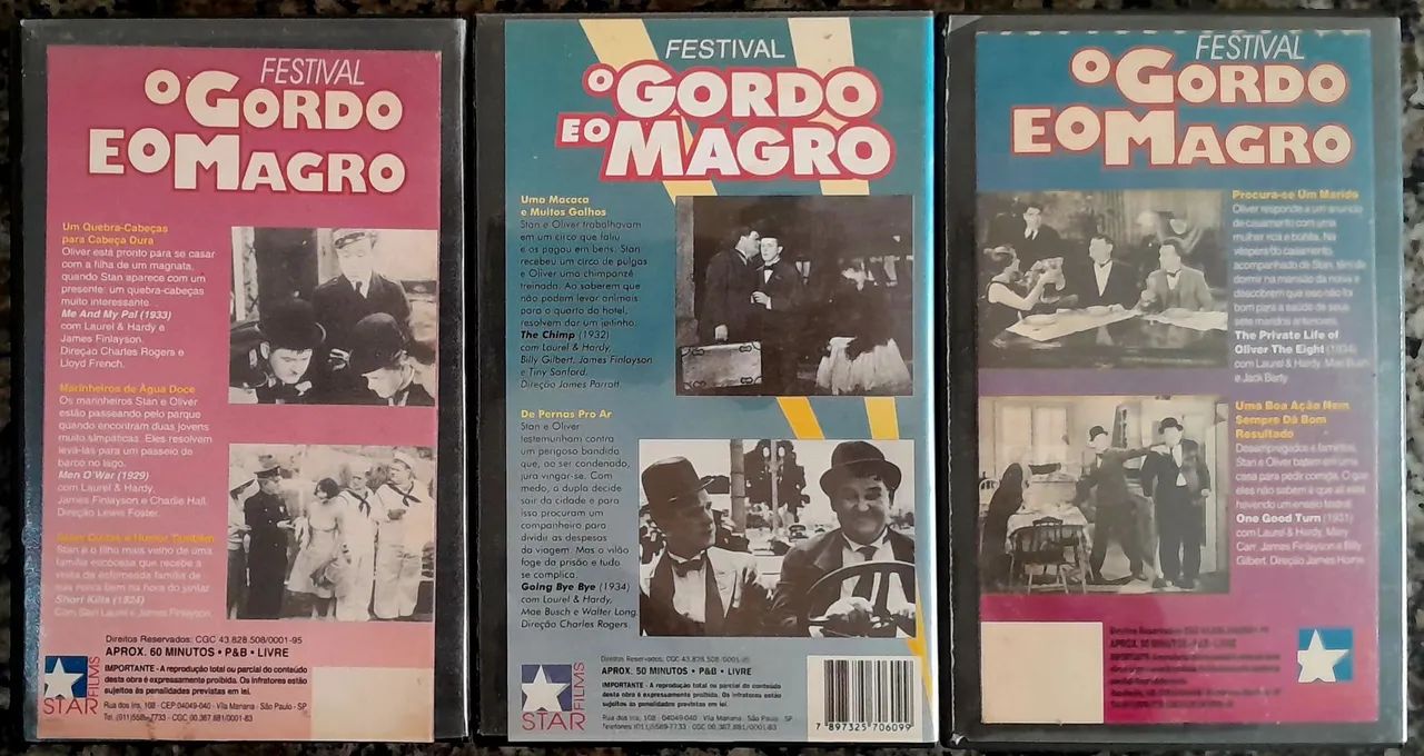 Coleção O Gordo E O Magro (VHS) - Foto 4