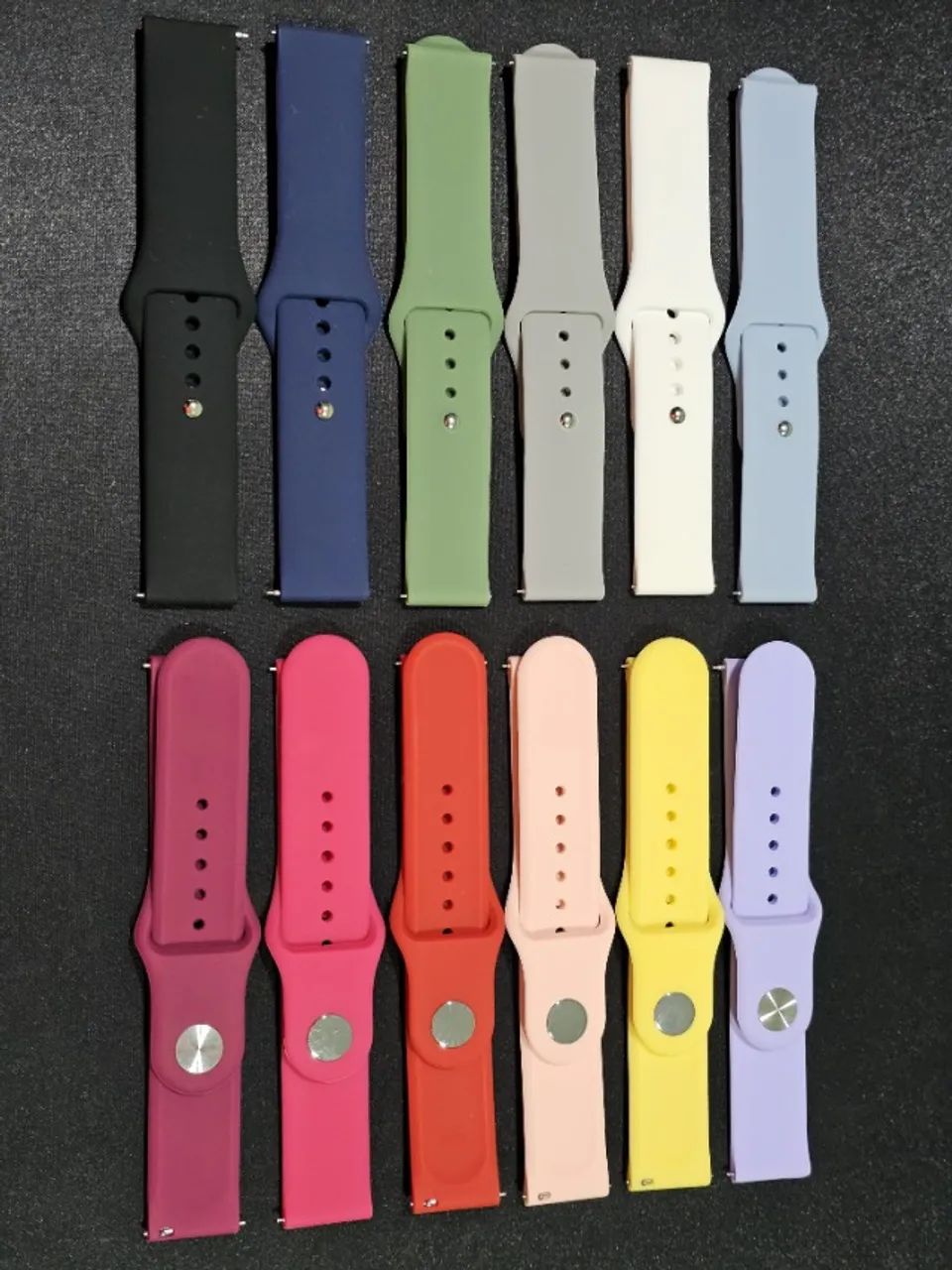Pulseira 20mm silicone estilo apple  - Foto 5