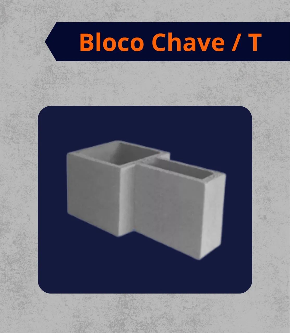 Bloco e calha de concreto 64850512591745125