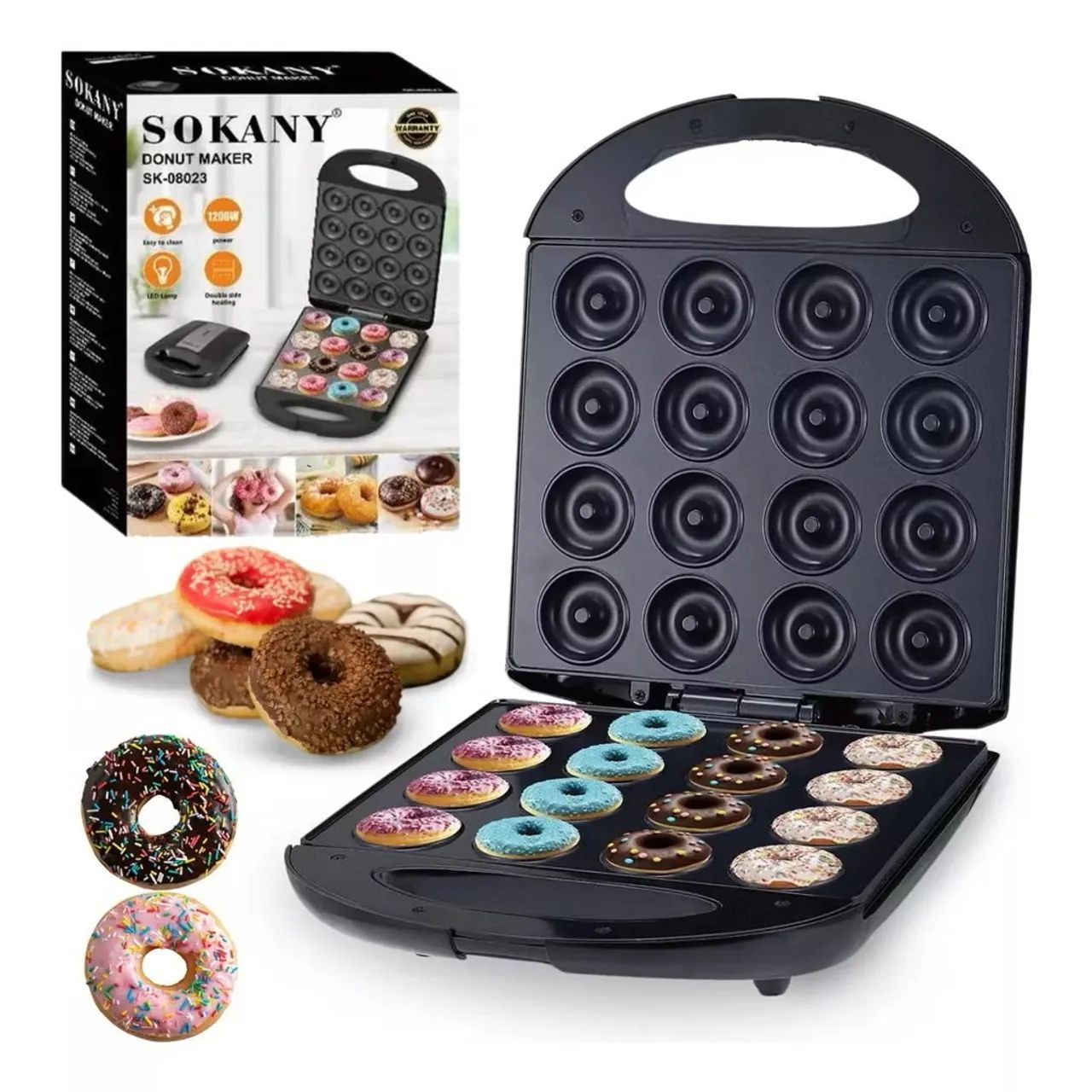 Mini máquina de fazer donuts Sokany