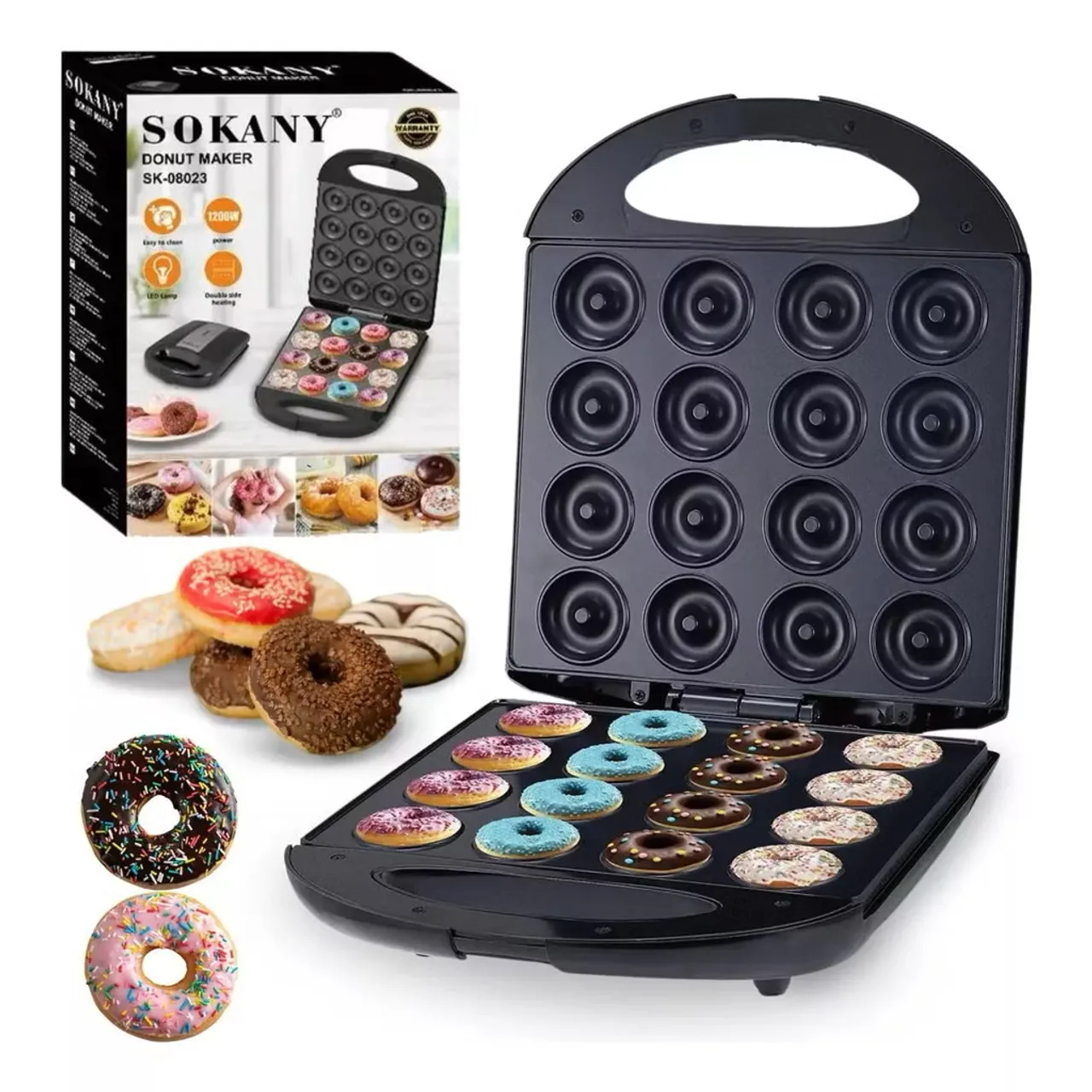 Mini máquina de fazer donuts Sokany