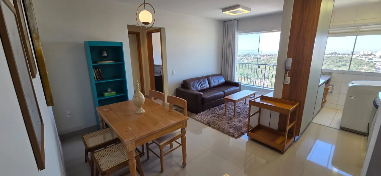 Apartamento Mobiliado c/ 2Q sendo 1 Suíte para Alugar no Setor Pedro Ludovico em Goiânia