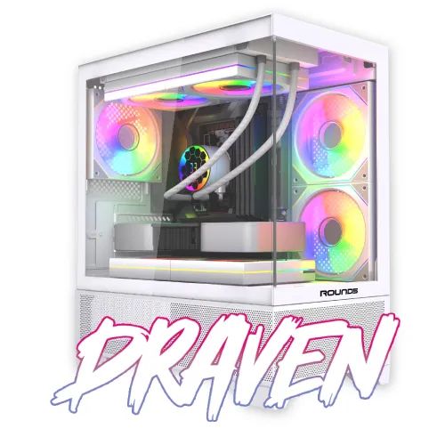 GABINETE DRAVEN ROUND 5 NOVO COM NOTA FISCAL E GARANTIA