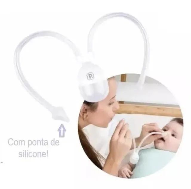 Aspirador Nasal De Sucção Infantil Bebê Pimpolho - Foto 3