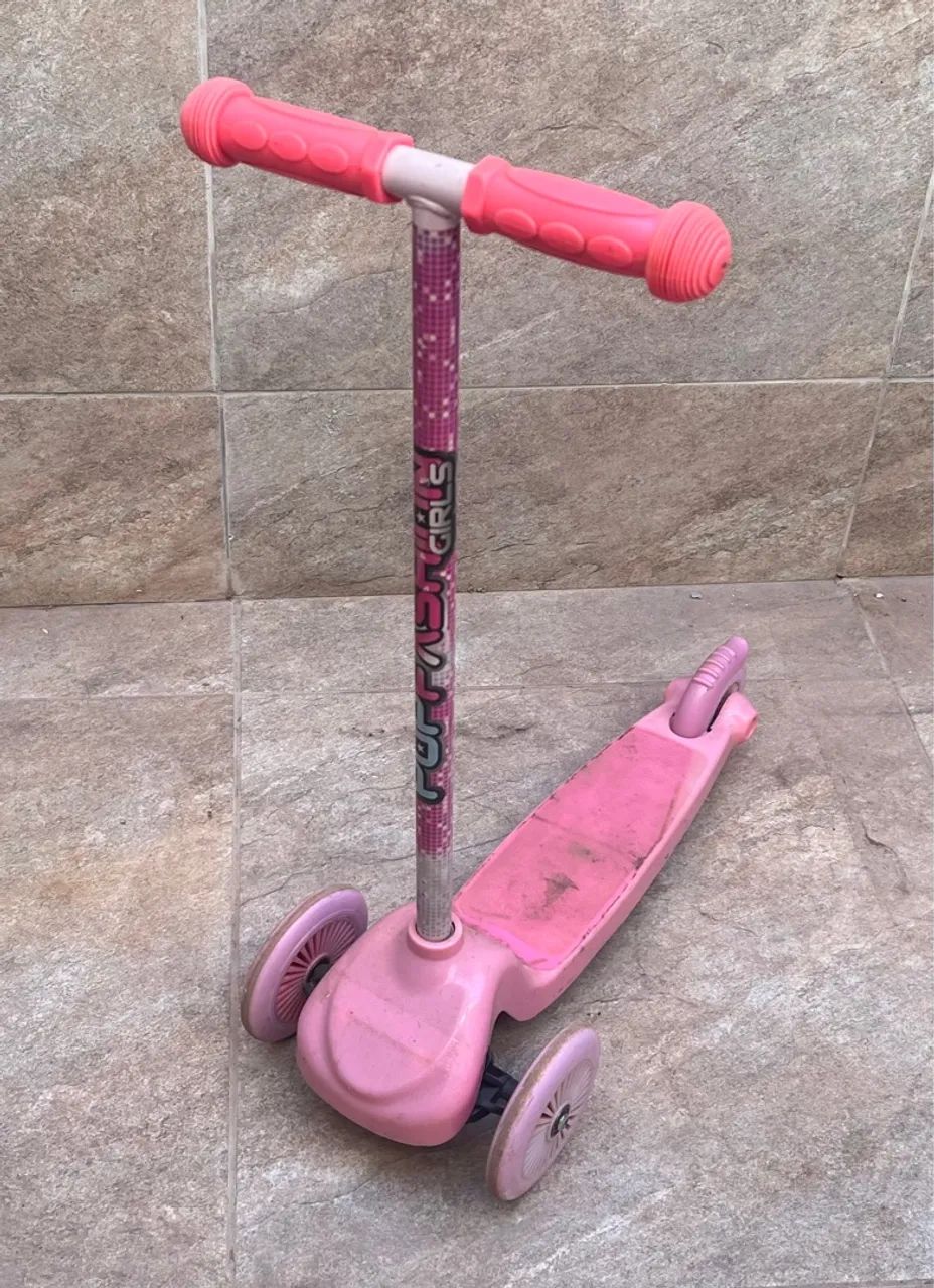 Patinete Infantil Rosa - pop fashion girls
