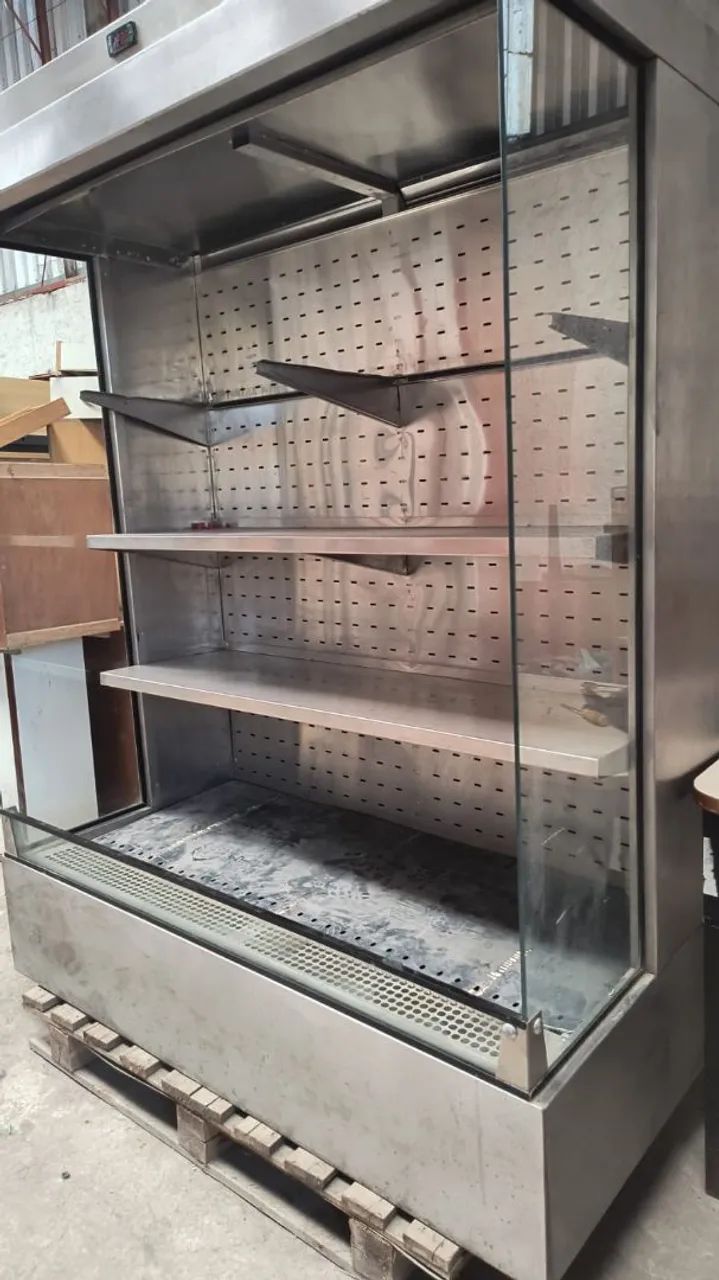 Vitrine expositora em aço inox Itambi  - Foto 5