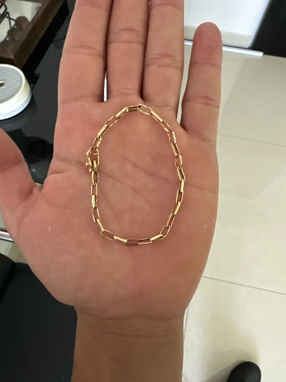 Pulseira Ouro18k Tijolinho 