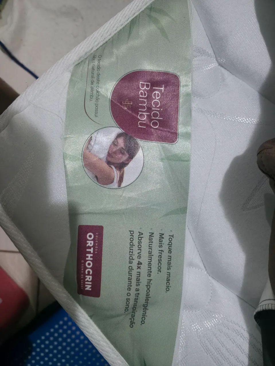 VENDO UM COLCHÃO ORTOCRIM NOVO  - Foto 4