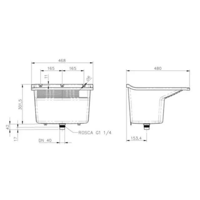 Tanque Plastico 20L Branco HERC novo - Foto 4