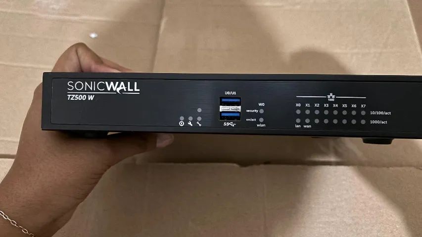 SonicWall TZ500W firewall funcionando 100% BARATO