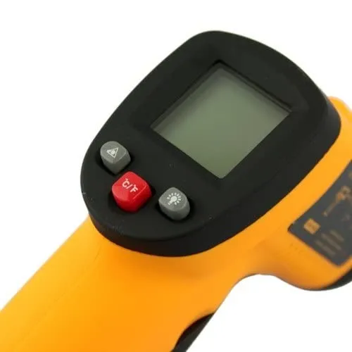 Termometro Industrial Culinaria a Laser Para Forno Freezer -50º A 380ºC Digital Sem Contat