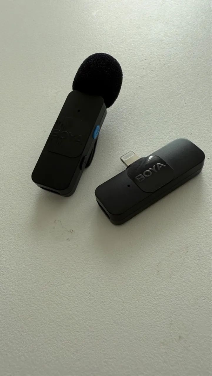 Microfone Lapela Boya para IPhone e IPad - Pacote Duplo - Foto 4