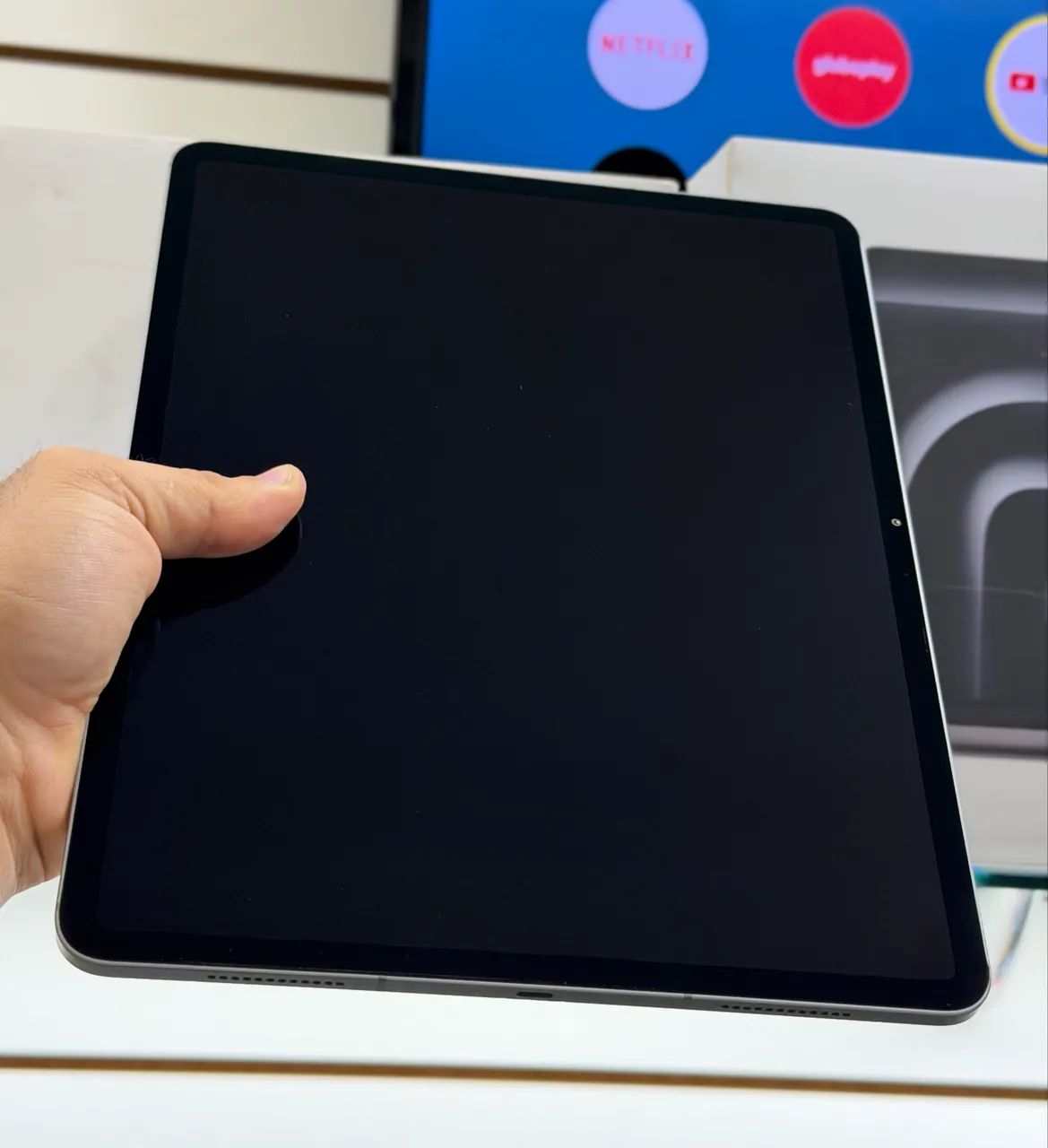 Ipad air m3 13 polegadas 128gb wifi + cellular ( 5g ) bateria 100% LOJA FISICA ( celular ) - Foto 5