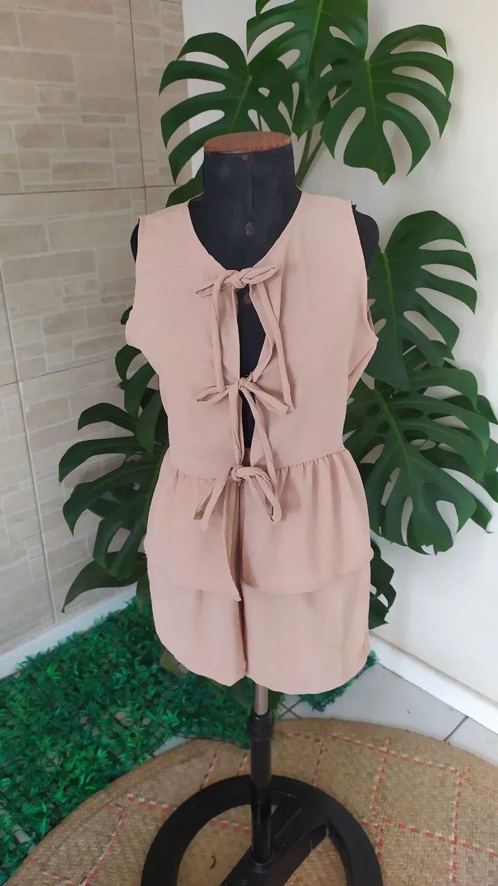 Conjunto de short e blusa Tam M  - Foto 2