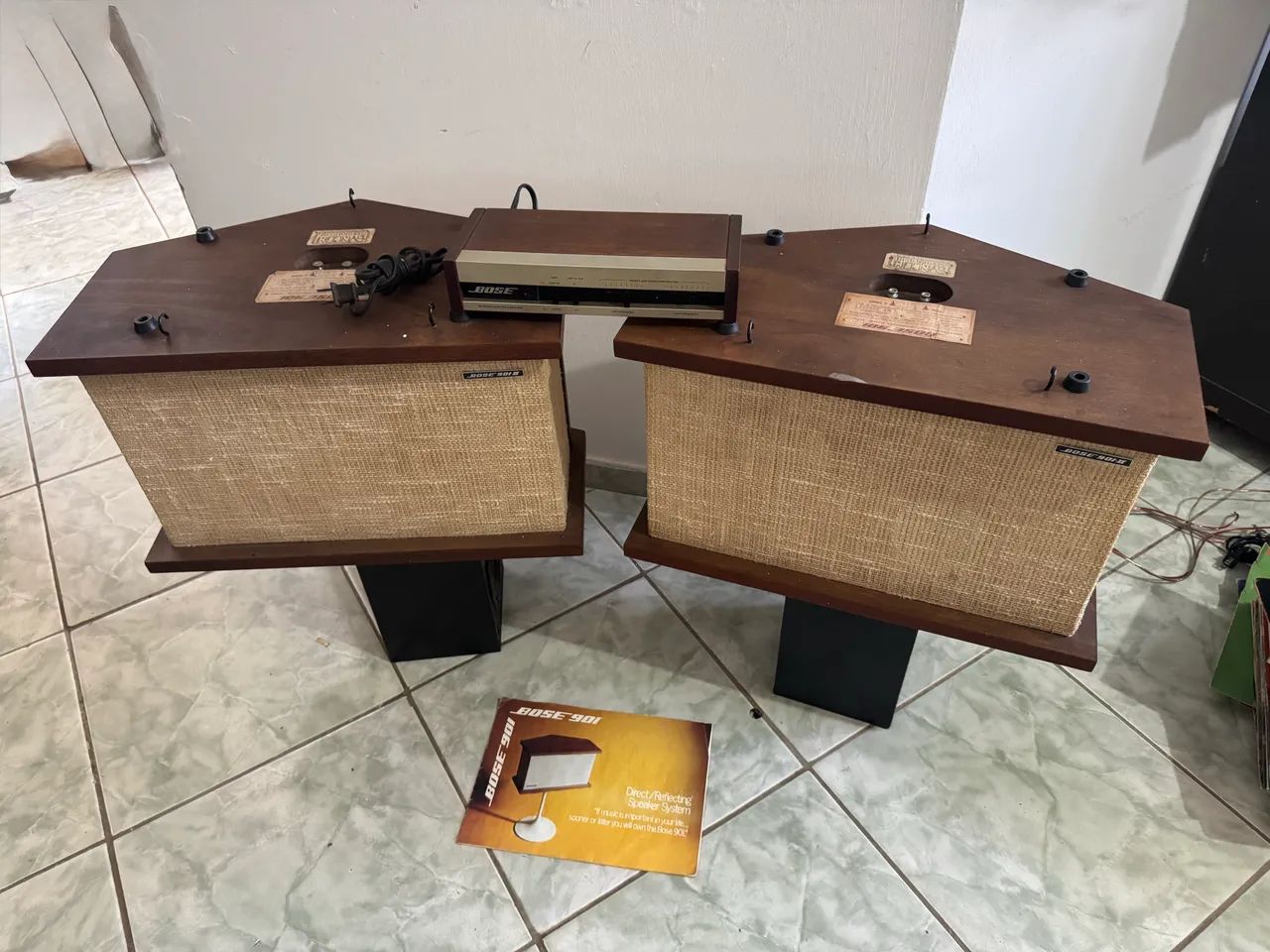 Par de caixas de som bose 901 2 , com equalizador e manual  - Foto 2