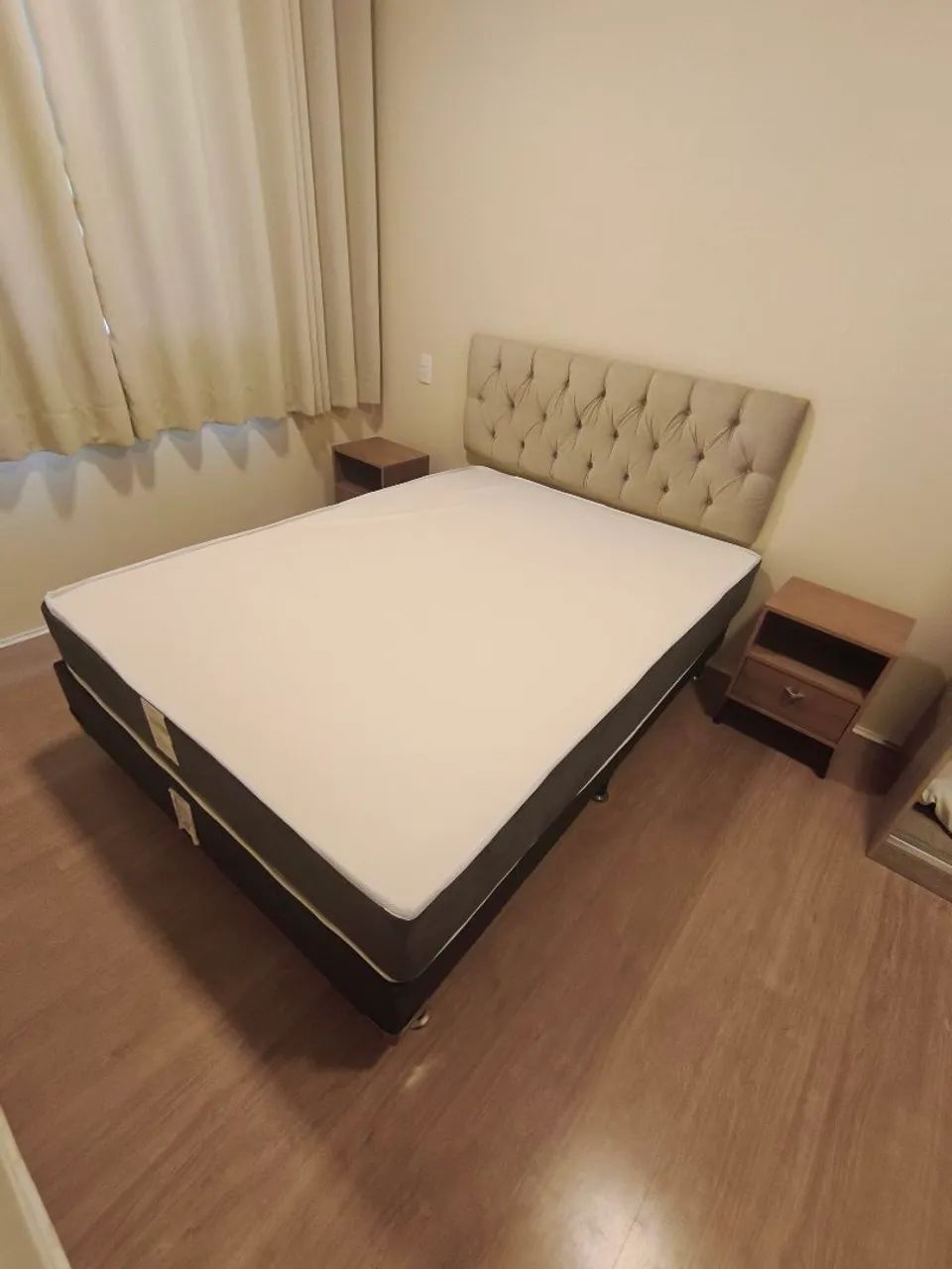 Base cama box casal Ortobom, no Brás. - Foto 4
