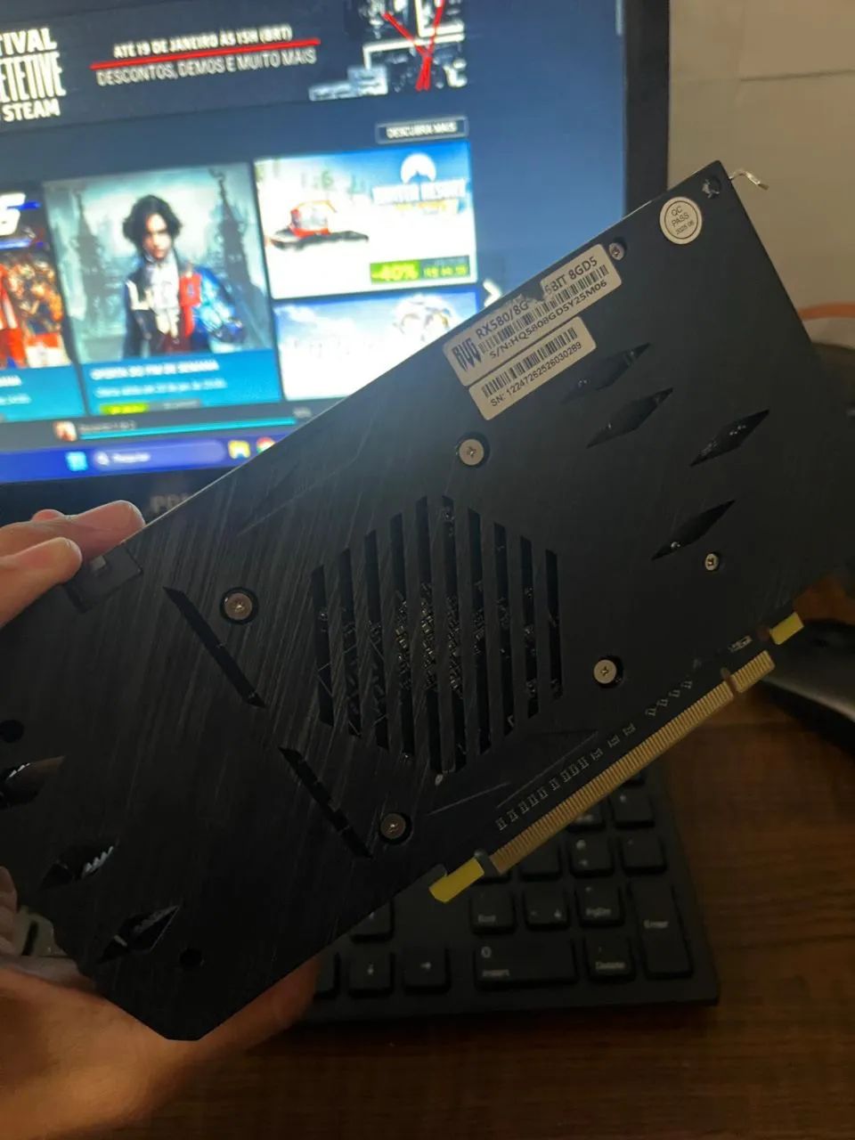 Placa de vídeo RX580 8GB - Foto 2