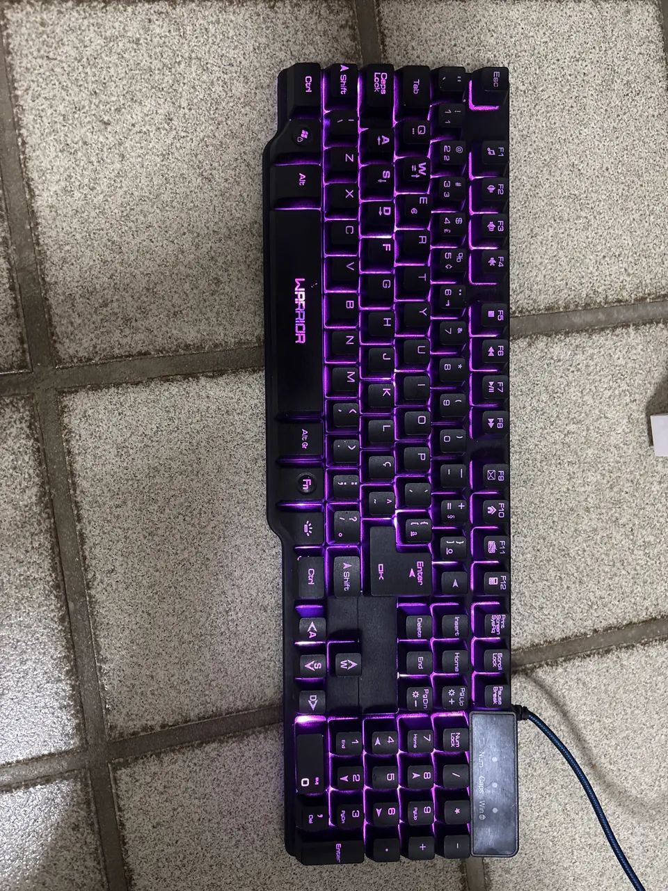 Teclado Semi- mecânico warrior - Foto 2