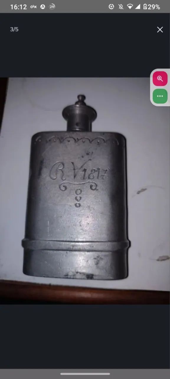 Frasco para  perfume ou bebida 1817 - Foto 2