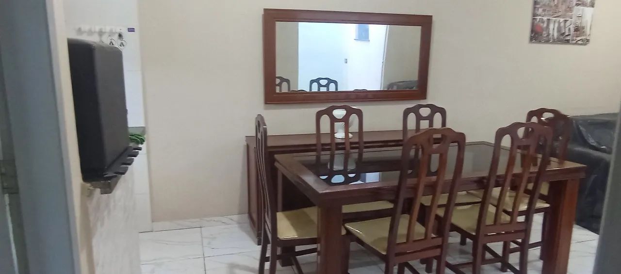 Mesa com cadeiras Madeira  - Foto 2