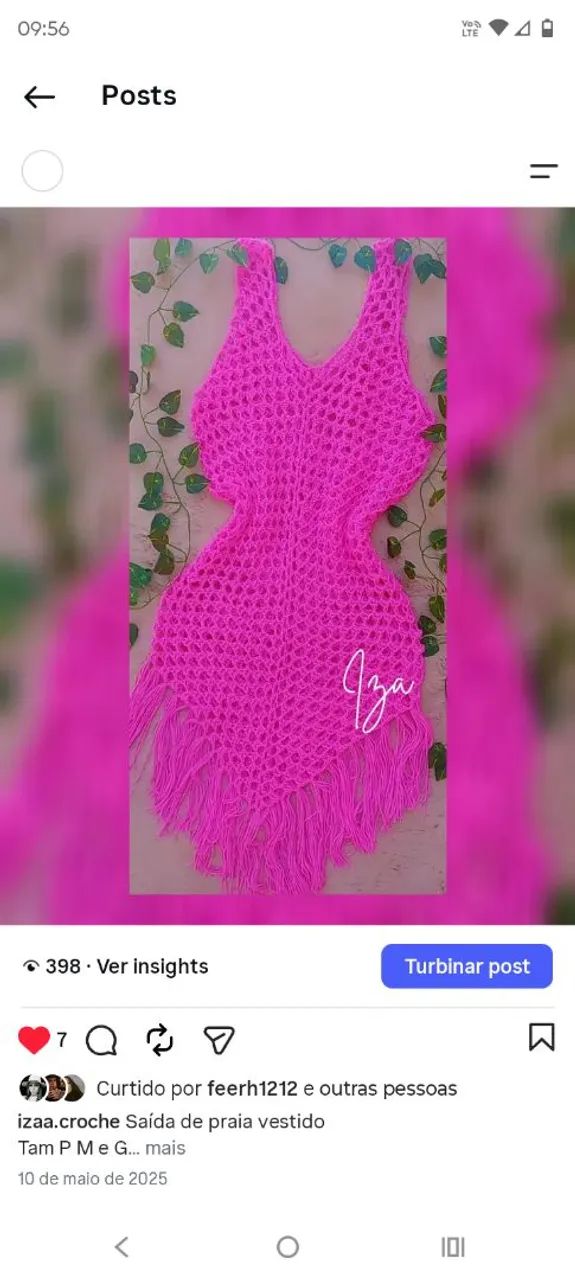 Roupas em crochê 
