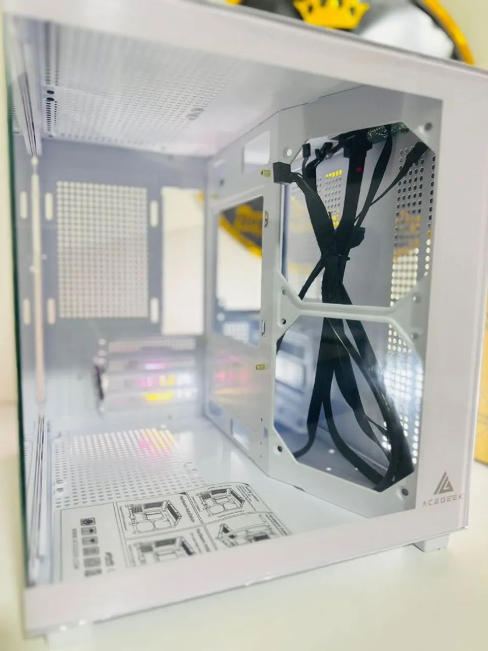 Gabinete Gamer PC com Cooler RGB e Design Moderno - Foto 3