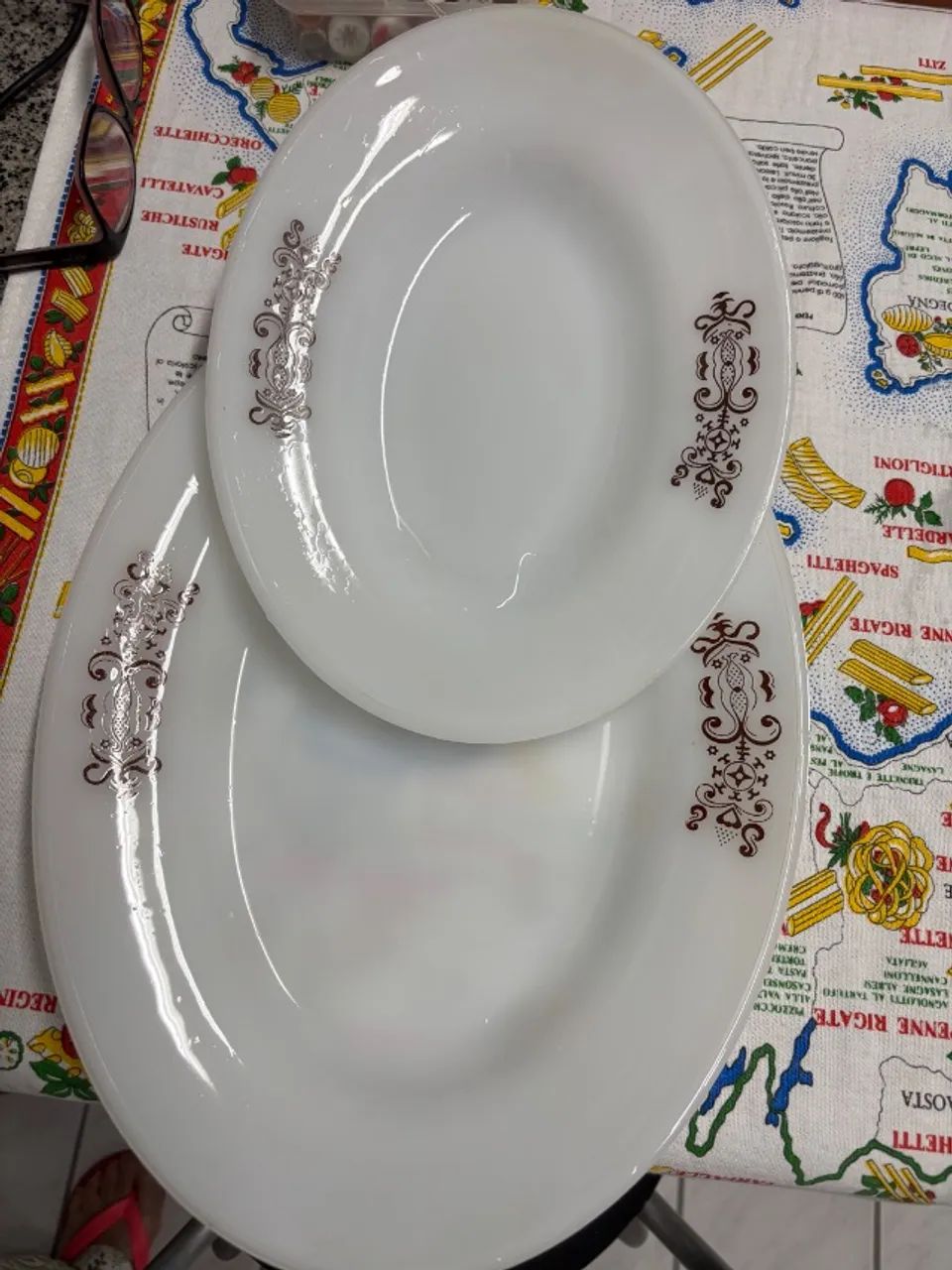 Travessas de opalina antigas - Foto 2