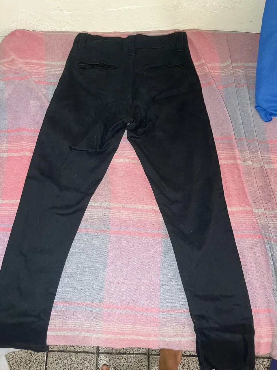 Calça Jeans Preta Masculina - Tamanho 38 - Foto 2