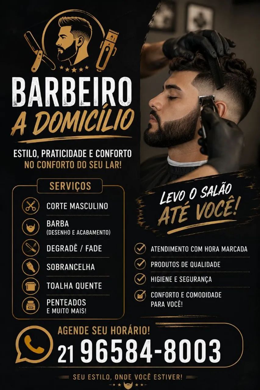 Barbeiro a domicílio