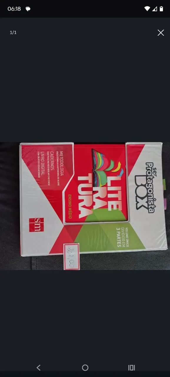 Livro ser protagonista box